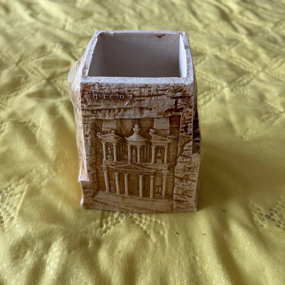 Souvenirs from Jordan Pen Holder Petra, Jerash & Castle Kerak